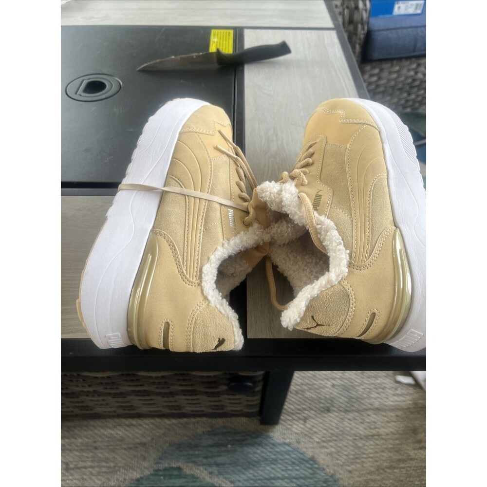382719-02 Women's 6.5 Tan Suede Puma - Picture 9 of 10